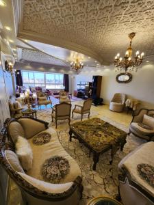 Istumisnurk majutusasutuses Apartment in front of Mansoura University 5 stars