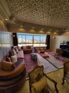Istumisnurk majutusasutuses Apartment in front of Mansoura University 5 stars