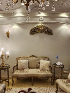 Istumisnurk majutusasutuses Apartment in front of Mansoura University 5 stars
