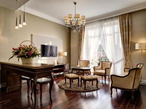 Posezení v ubytování Rezydencja Luxury Hotel Bytom Piekary Śląskie