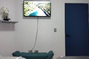 TV a/nebo společenská místnost v ubytování Praderas