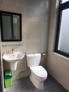 Koupelna v ubytování Com Nha homestay