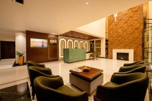 Posezení v ubytování Hotel Mysore Radiance