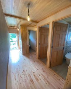 Koupelna v ubytování Lodge Yamajiu