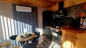 Η κουζίνα ή μικρή κουζίνα στο Ferienhaus Goldschmidt