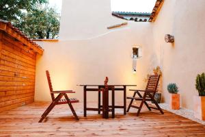 Patio nebo venkovní prostory v ubytování Maison de charme avec 4 couchages beau village