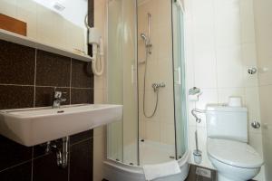 Koupelna v ubytování Hotel Villa Nova