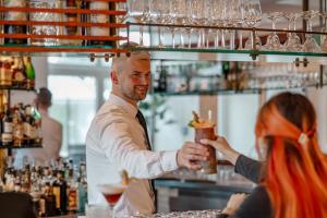 Getränke in der Unterkunft Arkona Strandhotel