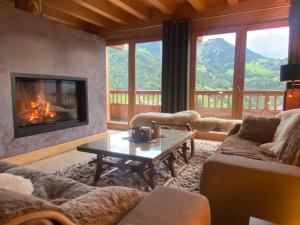 Nespecifikovaný výhled na hory nebo výhled na hory při pohledu z bed and breakfast