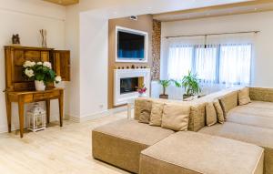 TV a/nebo společenská místnost v ubytování Hotel Degli Olmi