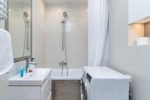 Koupelna v ubytování Nad Sudołem Stylish Apartment + 15 fotografií