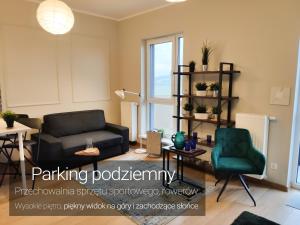 Posedenie v ubytovaní 53m2 Apartament na Letniej z Widokiem na Góry Kłodzko - Przyjaciół Ziemi Kłodzkiej