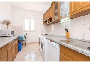 Kuchyň nebo kuchyňský kout v ubytování Apartment Tina 6p