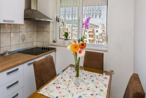 Kuchyň nebo kuchyňský kout v ubytování Apartment Dragica