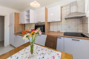 Kuchyň nebo kuchyňský kout v ubytování Apartment Dragica