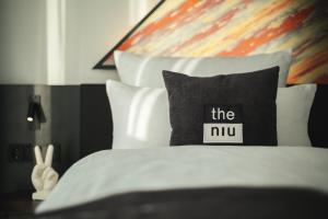 Ένα ή περισσότερα κρεβάτια σε δωμάτιο στο Holiday Inn - the niu, Flash Berlin Charlottenburg by IHG