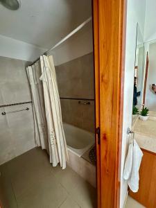 Koupelna v ubytování Depto "Encantable" Pleno Centro, Pile en Terraza, Aire Ac