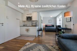Cucina o angolo cottura di Ferienwohnungen mit Gratis Parkplatz Eichen