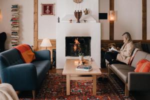 Χώρος καθιστικού στο Fjällnäs Est 1882