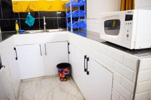 Köök või kööginurk majutusasutuses Mzinyi Homes