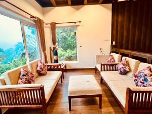 Istumisnurk majutusasutuses Munnar Tea Estate Cottage and Resort - Away From City Hustle