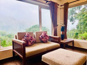 Istumisnurk majutusasutuses Munnar Tea Estate Cottage and Resort - Away From City Hustle
