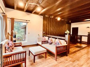 Istumisnurk majutusasutuses Munnar Tea Estate Cottage and Resort - Away From City Hustle