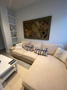 Χώρος καθιστικού στο Centrico y moderno apartamento en Bilbao
