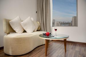 Ruang duduk di Mitisa Hotel Da Nang - Near Dragon Bridge