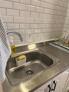 a stainless steel kitchen sink with a bowl in it at OP Open View เมืองทอง T12 impact muang thong thani in Ban Bang Phang