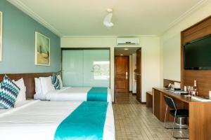 Postel nebo postele na pokoji v ubytování Hotel Ferradura Private