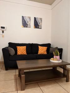 Χώρος καθιστικού στο Apartamentos Trebol