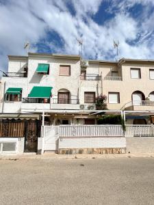 Bygningen som feriehuset ligger i