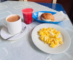 Možnosti snídaně pro hosty v ubytování Hotel Casa Colonial Montufar