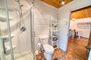 Ένα μπάνιο στο Chalet Le Cozy, Spa et Sauna +33 φωτογραφίες