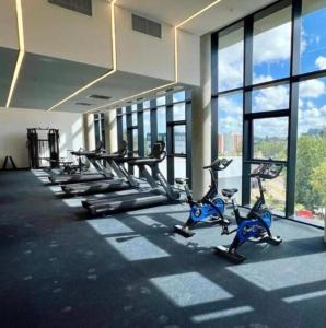 Fitness centrum a/nebo fitness zařízení v ubytování Apto a estrenar en Punta