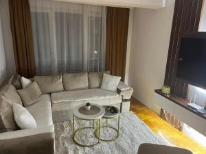 Posezení v ubytování Saric LuxApartman