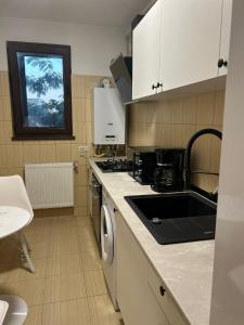 Η κουζίνα ή μικρή κουζίνα στο Natalieva Apartment
