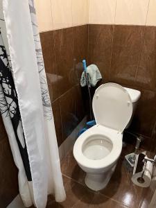 Koupelna v ubytování Viktoriahotel