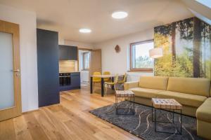 Kuchyň nebo kuchyňský kout v ubytování Apartmán Mariana