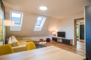 TV a/nebo společenská místnost v ubytování Apartmán Mariana