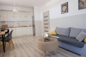 Η κουζίνα ή μικρή κουζίνα στο Apartament Czerwone Maki