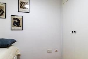 Posteľ alebo postele v izbe v ubytovaní Apartamento Pink Medsea