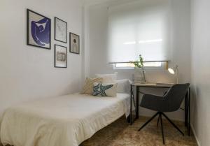 Posteľ alebo postele v izbe v ubytovaní Apartamento Pink Medsea