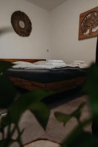 Postel nebo postele na pokoji v ubytování Apartmán Ústí
