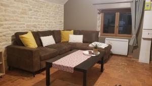 Posezení v ubytování Gîte du Ka'lao