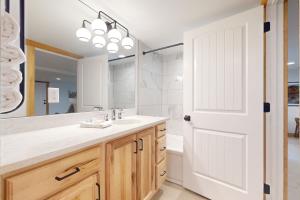 Koupelna v ubytování High County Cabin + 4 fotografie