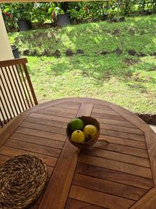 Jardín al aire libre en Gîte Ti jit la