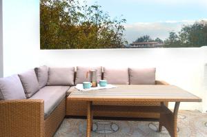 Et opholdsområde på Casa Rural Rio la Puente