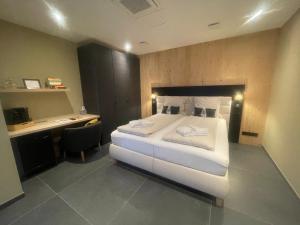 Postel nebo postele na pokoji v ubytování B&B Les Épis